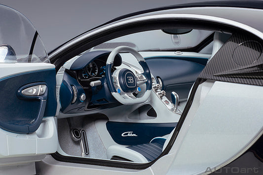 Bugatti Chiron Glacier White/Atlantic