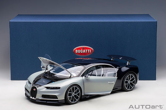 Bugatti Chiron Glacier White/Atlantic
