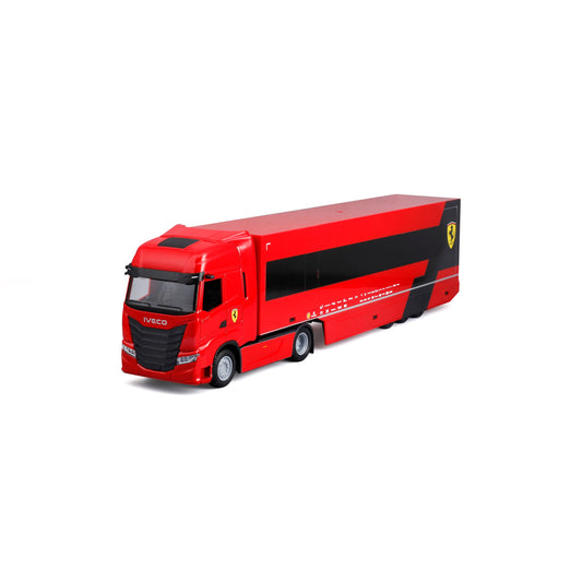 Ferrari Iveco S-Way 570 Racing Transporter with F1 SF-24 No.16 Leclerc