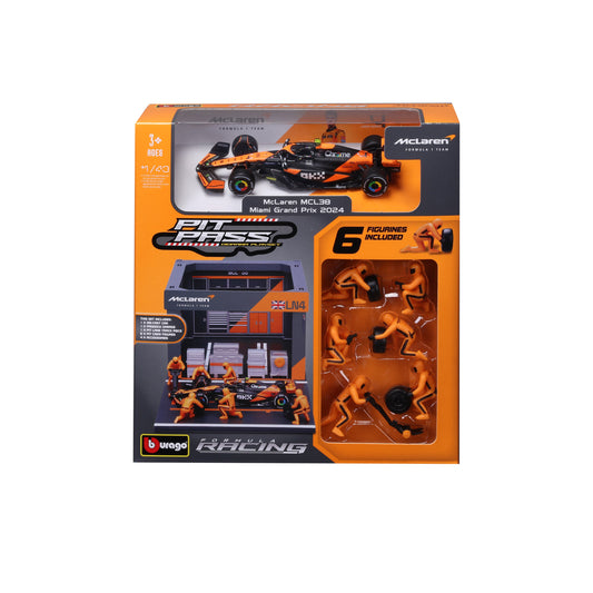 McLaren MCL38 No.4 Lando Norris 2024 Pit Pass Set