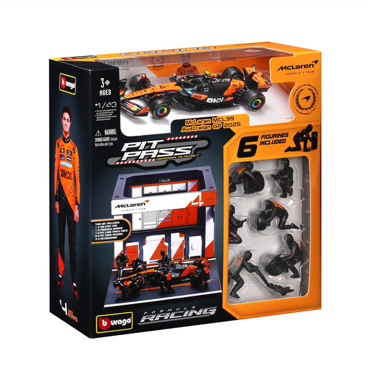 McLaren MCL39 No.4 Pit Pass Diorama