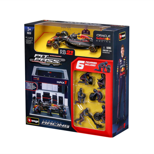 Red Bull Racing RB21 No.1 Max Verstappen 2025 Pit Pass Diorama