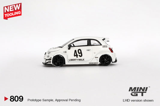 LB-Works x Abas Works Abarth 595 Gara White