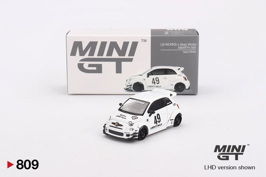 LB-Works x Abas Works Abarth 595 Gara White