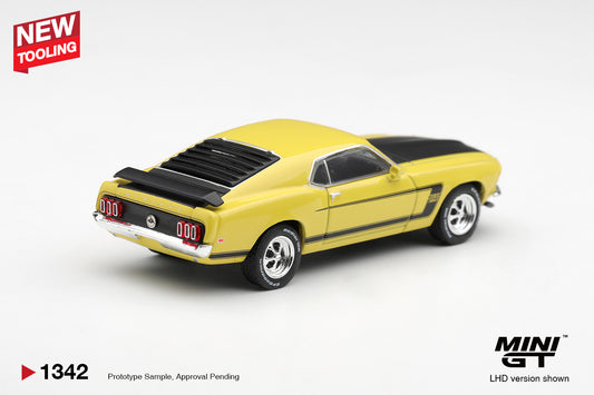 Ford Mustang Boss 302 1969 Bright Yellow