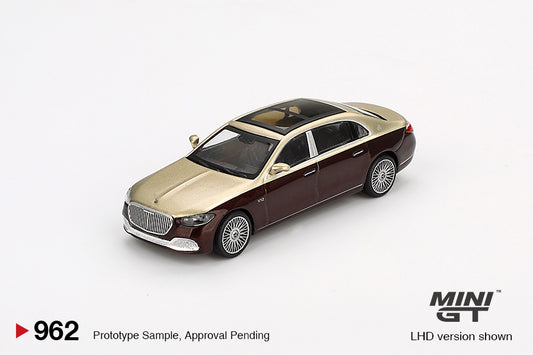 Mercedes-Maybach S680 Gold/Dark Red Metallic