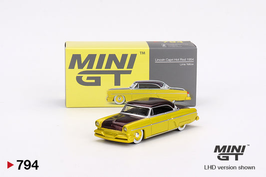 Lincoln Capri Hot Rod 1954 Lime Yellow