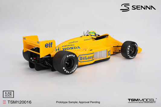 Lotus 99t No.12 Ayrton Senna 1987 Monaco Grand Prix Winner
