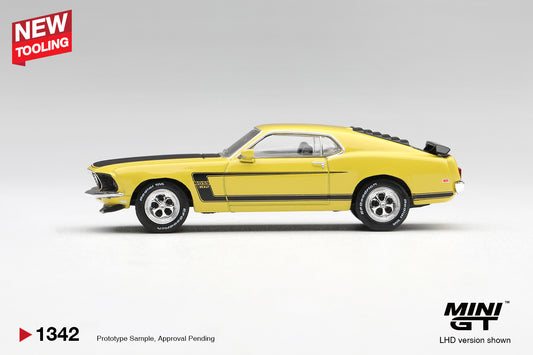 Ford Mustang Boss 302 1969 Bright Yellow