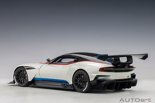 Aston Martin Vulcan Stratus White with Blue and Red Stripes