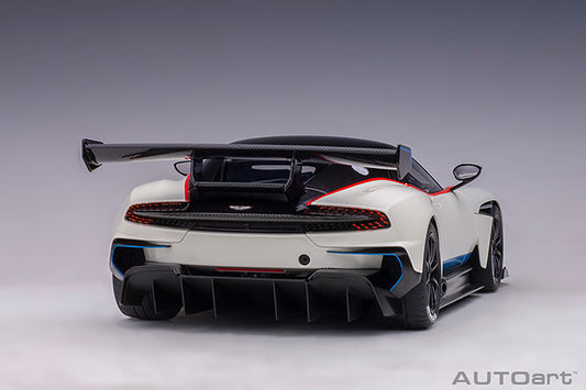 Aston Martin Vulcan Stratus White with Blue and Red Stripes