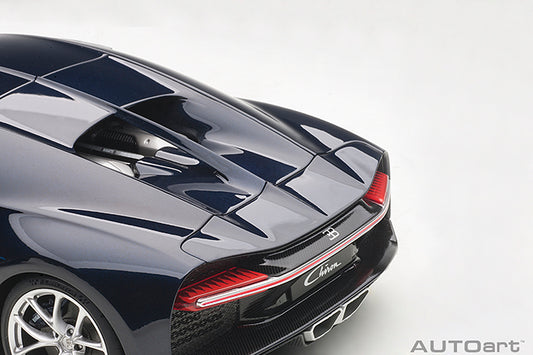 Bugatti Chiron 2017 Argent Silver Atlantic Blue