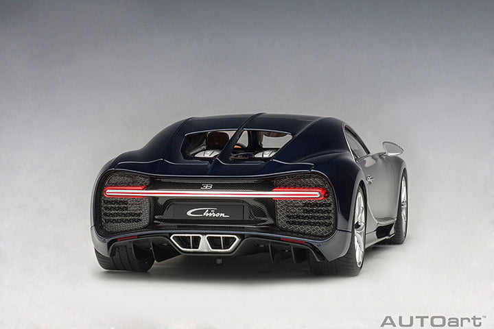 Bugatti Chiron 2017 Argent Silver Atlantic Blue