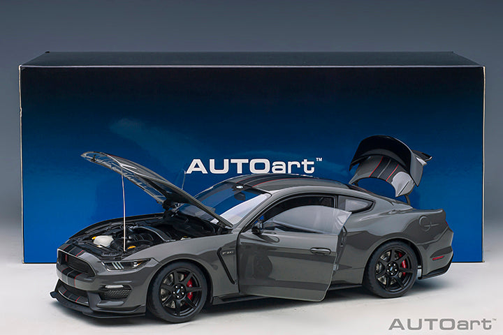 Ford Shelby GT-350R Lead Foot Grey with Black Stripes