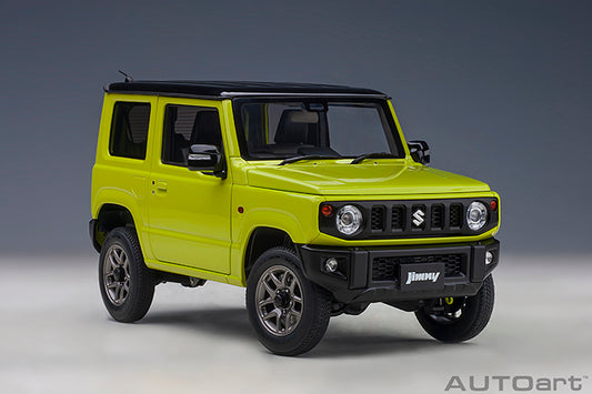 Suzuki Jimny JB64 Kinetic Yellow and Bluish Black Pearl Metallic