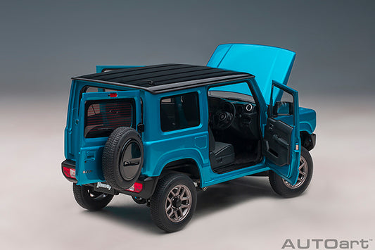 Suzuki Jimny JB64 Brisk Blue Metallic with Bluish Black Pearl Metallic Roof