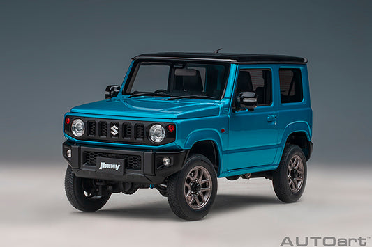 Suzuki Jimny JB64 Brisk Blue Metallic with Bluish Black Pearl Metallic Roof