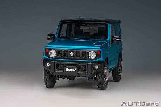Suzuki Jimny JB64 Brisk Blue Metallic with Bluish Black Pearl Metallic Roof