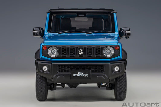 Suzuki Jimny Sierra JB74 Brisk Blue Metallic with Black Pearl Metallic Roof