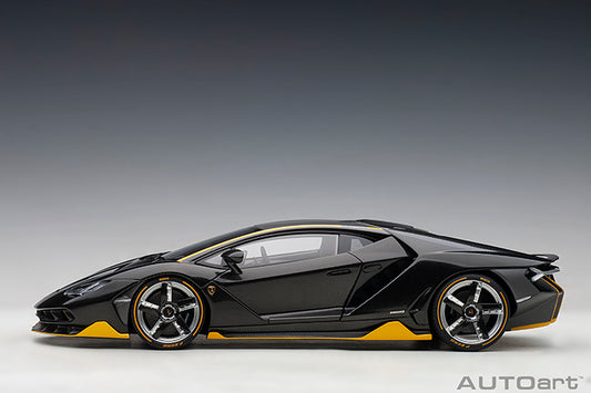 Lamborghini Centenario Clear Carbon with Yellow Accents