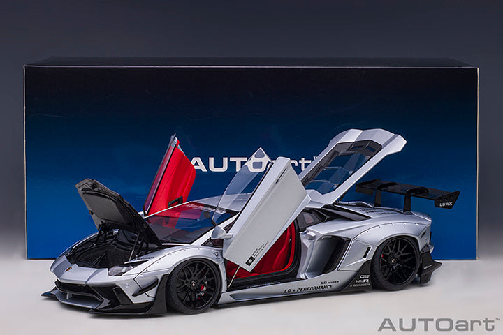 Liberty Walk LB-Works Lamborghini Aventador Matt Silver