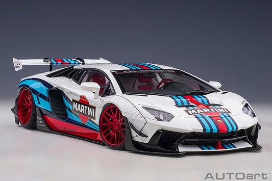 Liberty Walk LB-Works Lamborghini Aventador Martini Livery