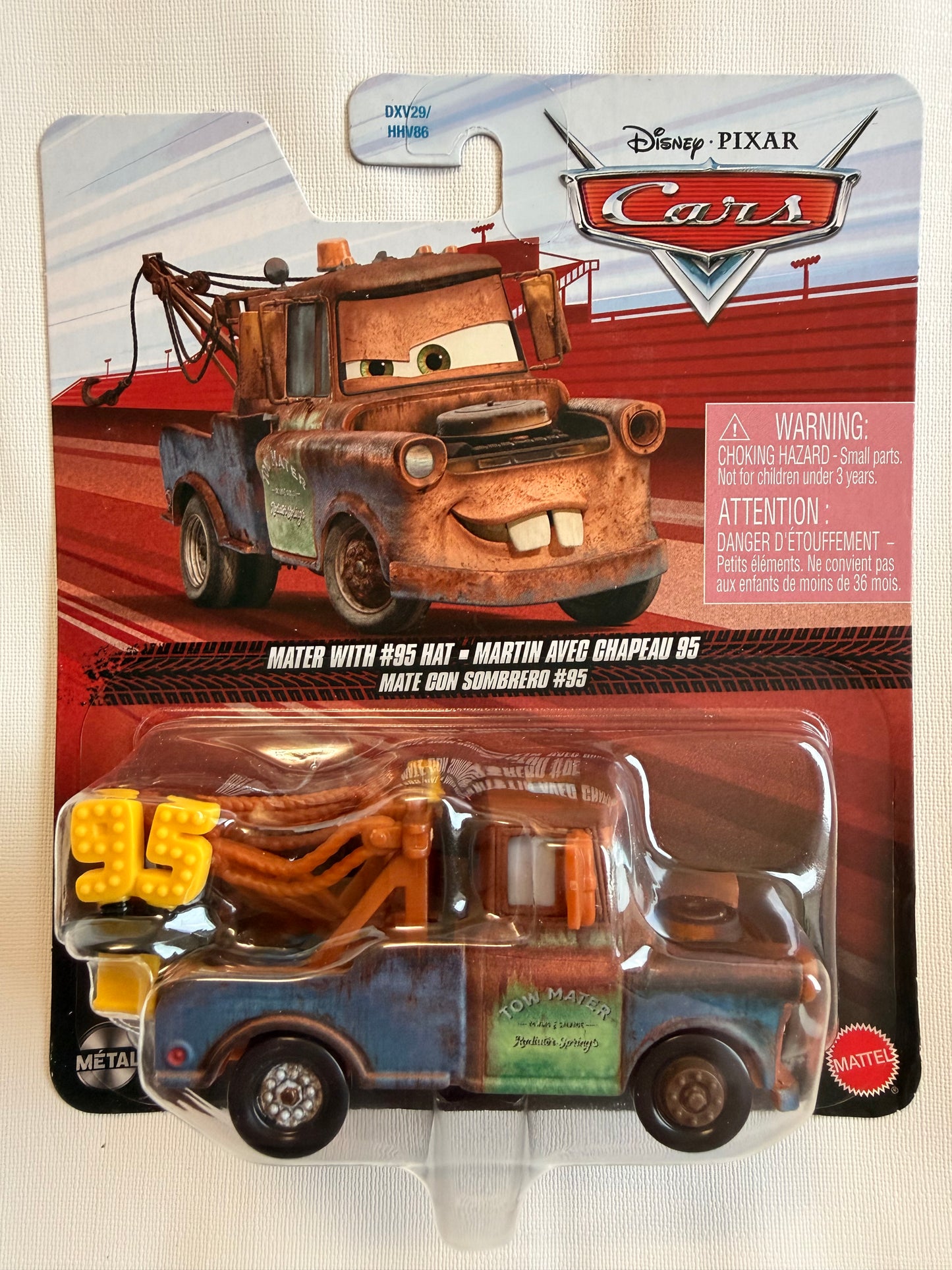 Mater with #95 Hat