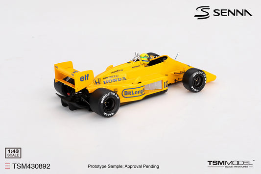 Lotus 99T No.12 Ayrton Senna Monaco Grand Prix Winner