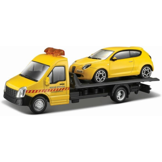 Alfa Romeo Mito and Flatbed Transporter