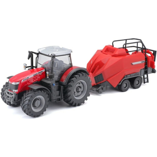 Massey Ferguson 8740S with Baler Lifter