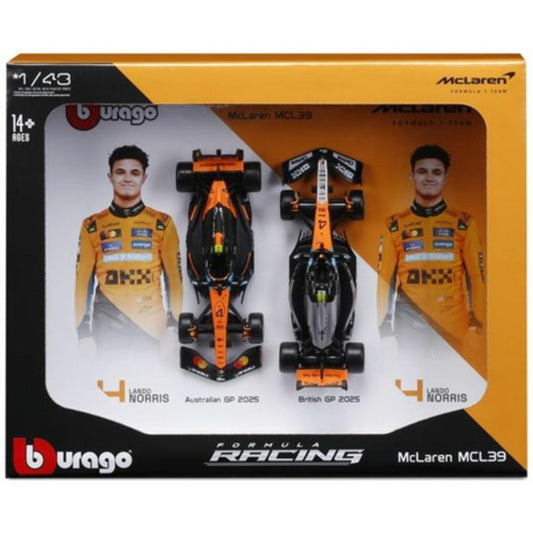 McLaren MCL39 Norris Driver Two Pack
