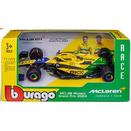 McLaren MCL38 No.81 Monaco Grand Prix 2024 Norris Senna Livery