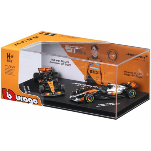 McLaren F1 No.4 Lando Norris and No.81 Oscar Piastri 2-Pack