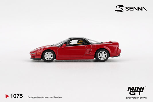 Honda NS-X Prototype Midship Sports 1989 Ayrton Senna with Figure