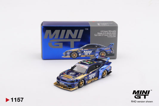 Nissan LB-Super Silhouette S15 Silvia No.555 Team Mini GT Liberty Walk Formula Drift