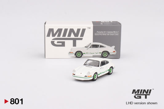 Porsche 911 Carrera RS 2.7 Grand Prix White with Green Livery