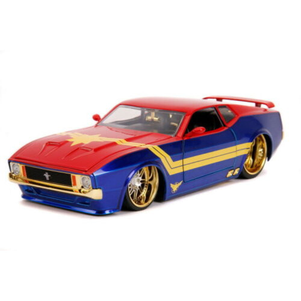 1973 Ford Mustang Mach 1 with Captain Marvel Figure