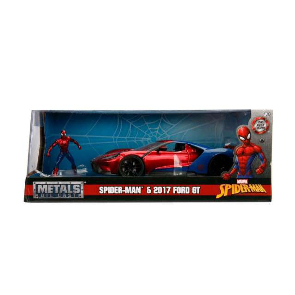 Marvel Spider-Man 2017 Ford GT with Spider-Man Figure