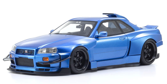 Nissan Skyline GT-R R34 Khyzyl Saleem Blue