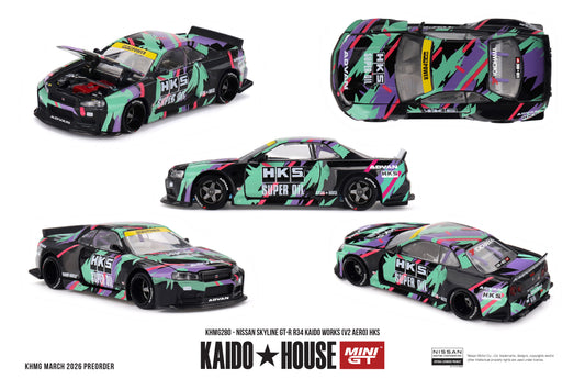 Nissan Skyline GT-R R34 Kaido Works V2 Aero HKS