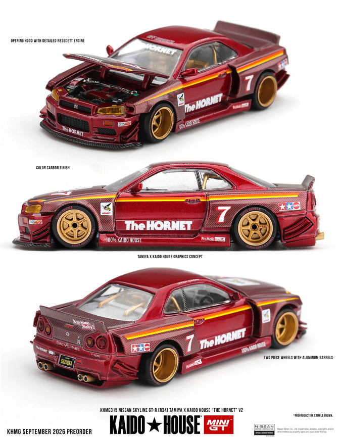 Nissan Skyline GT-R R34 Tamiya x Kaido House The Hornet V2