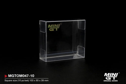 Mini GT Box Protector Type C: Square Size (10-Piece Set)