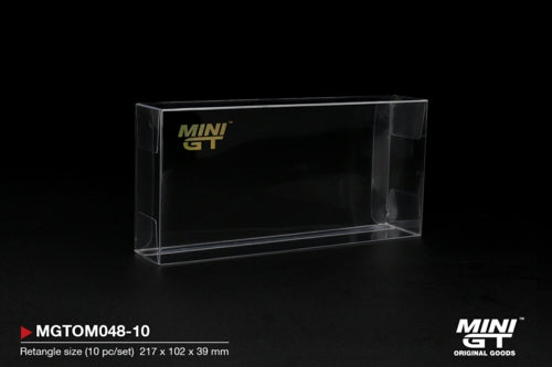 Mini GT Box Protector Type D Rectangle 10-Piece Set