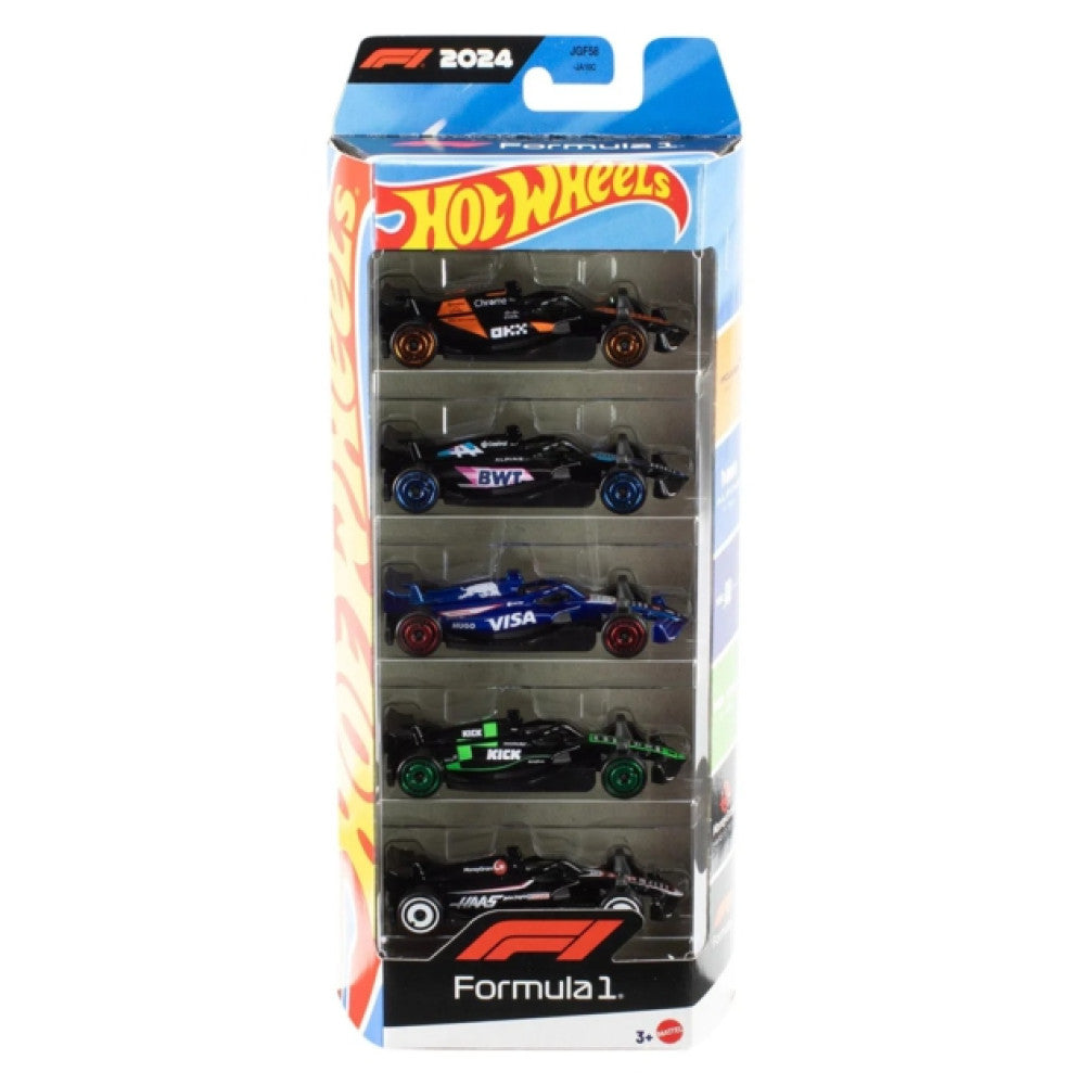 Hot Wheels Formula 1 Diecast Vehicles 5-Pack