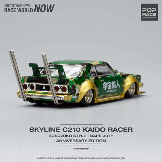 Skyline C210 Kaido Racer Bosozoku Style BAPE 30th Anniversary Edition