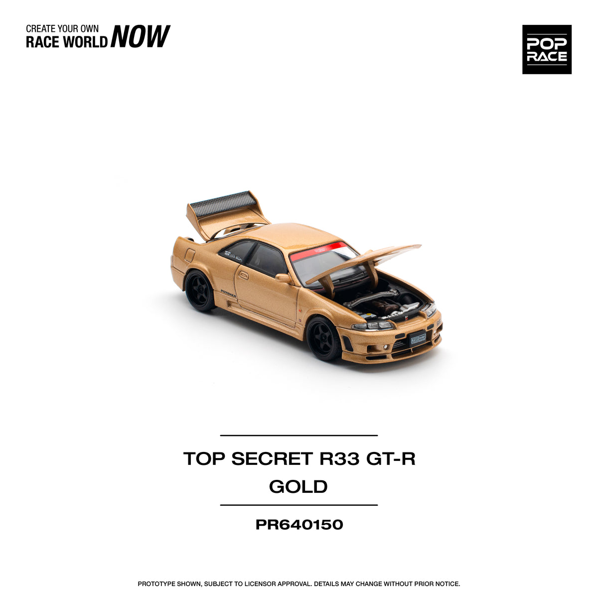 Top Secret GT-R R33 Gold