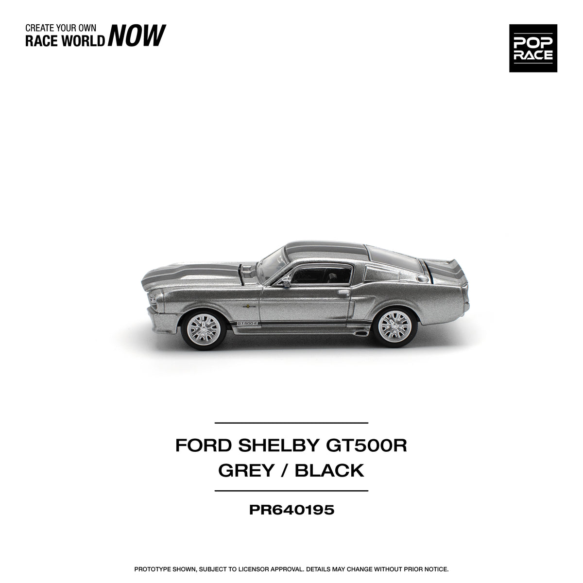 Shelby Mustang GT500 1967 Grey/Black