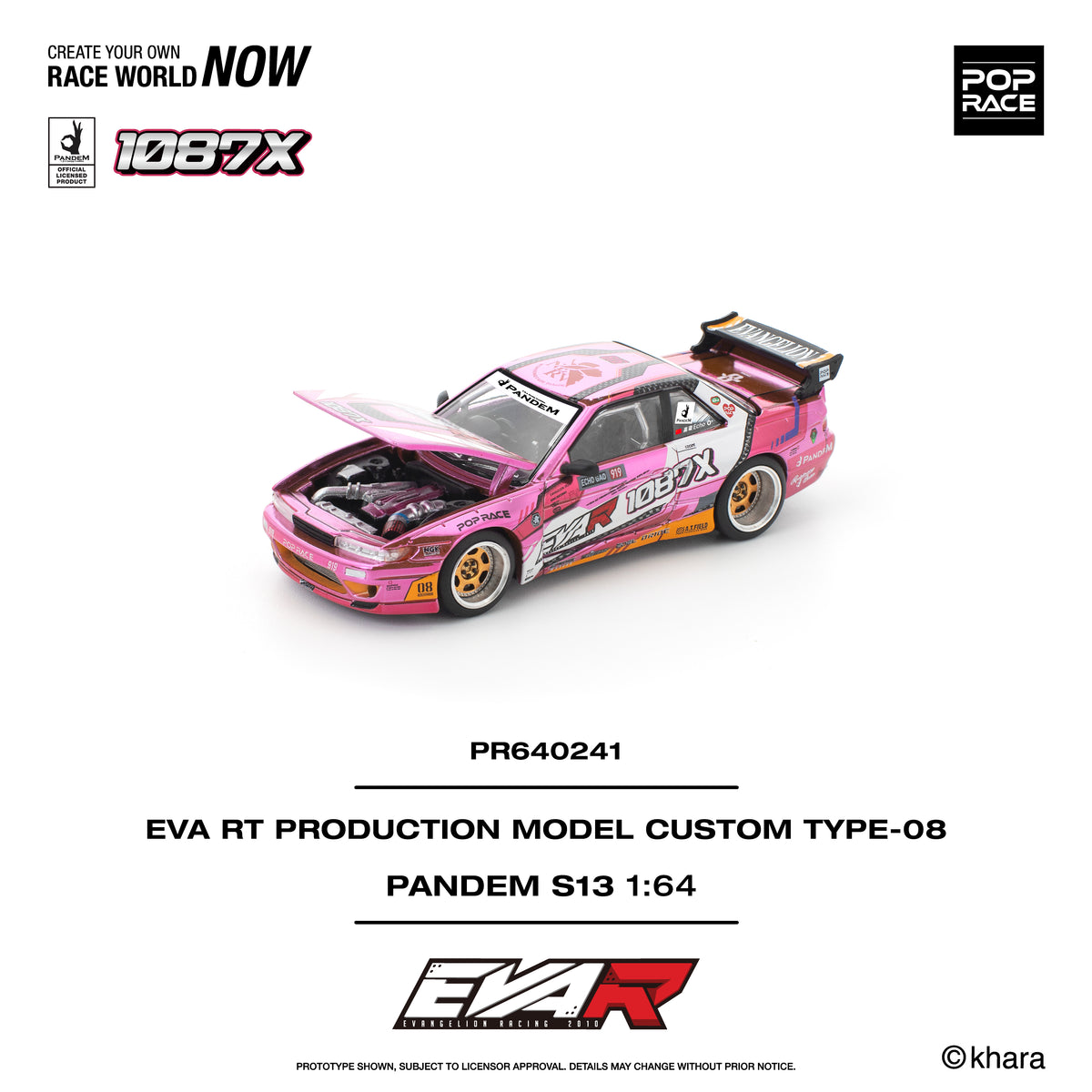 Pandem Silvia S13 EVA RT Production Model Custom Type-08