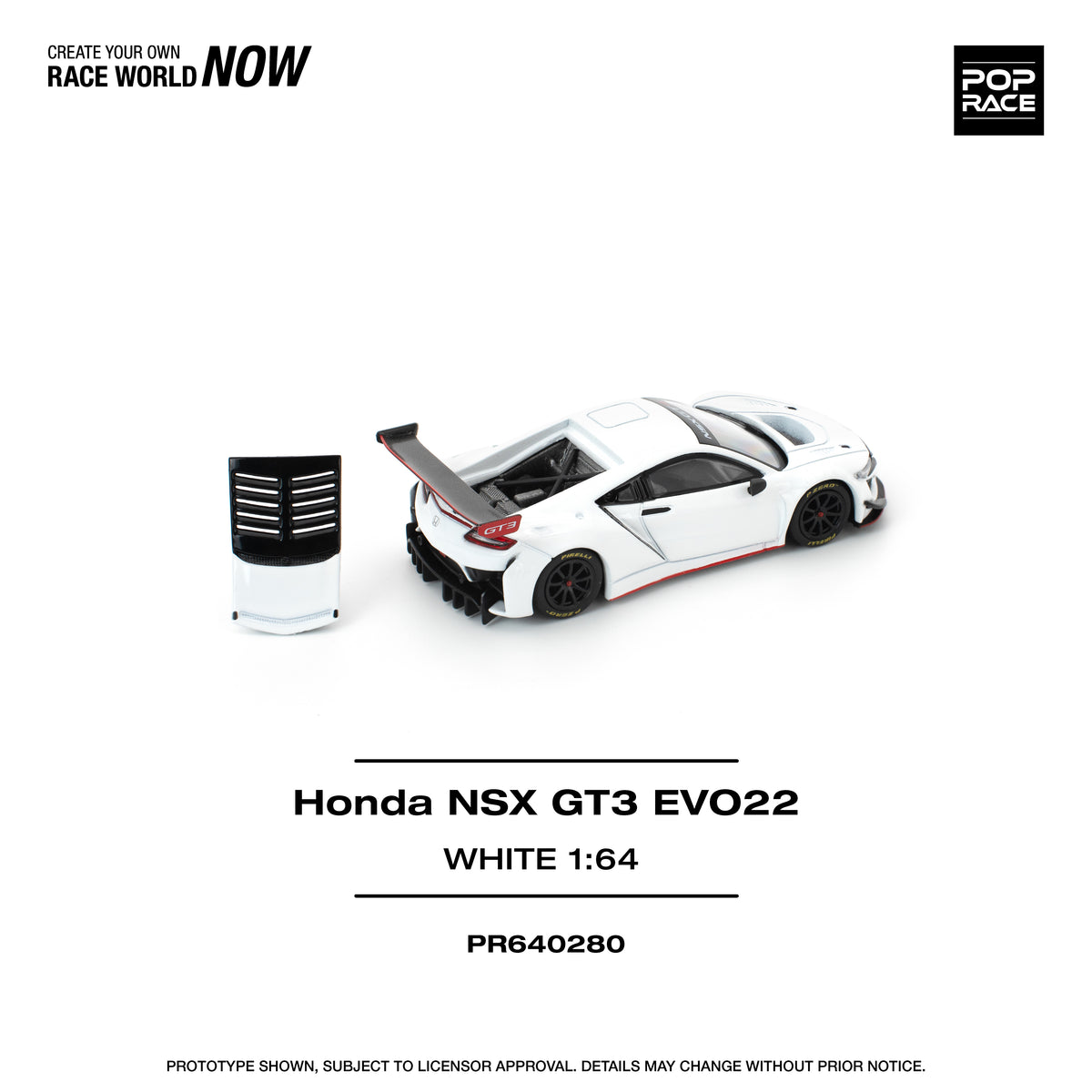 Honda NSX GT3 Evo22 White