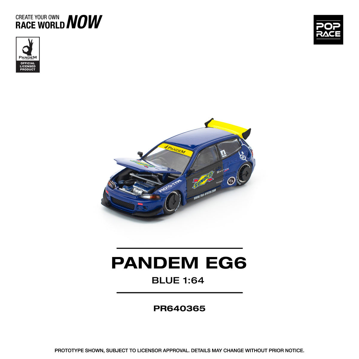 Pandem Civic EG6 Blue/Black